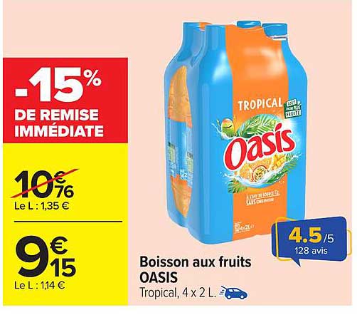 Boisson aux fruits OASIS