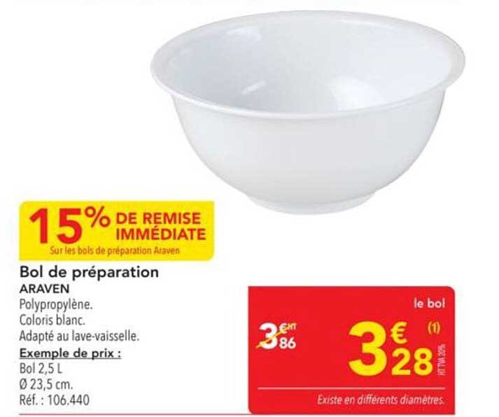 Bol de préparation