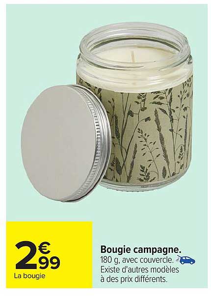Bougie campagne.