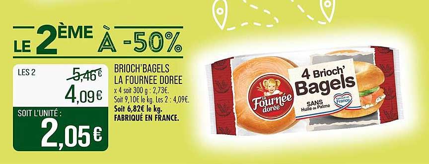 BRIOCH'BAGELS LA FOURNÉE DORÉE