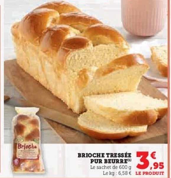 BRIOCHE TRÉSSÉE PUR BEURRE
