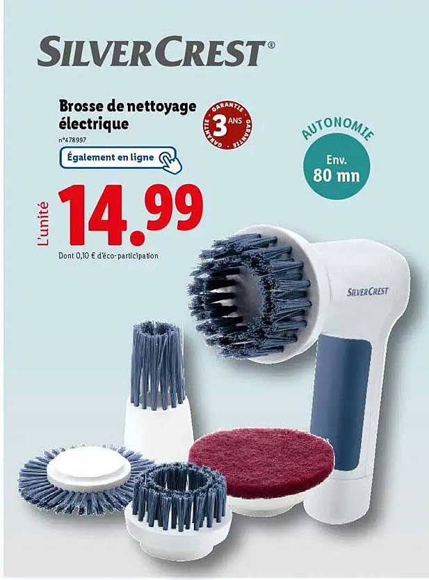 Brosse de nettoyage électrique