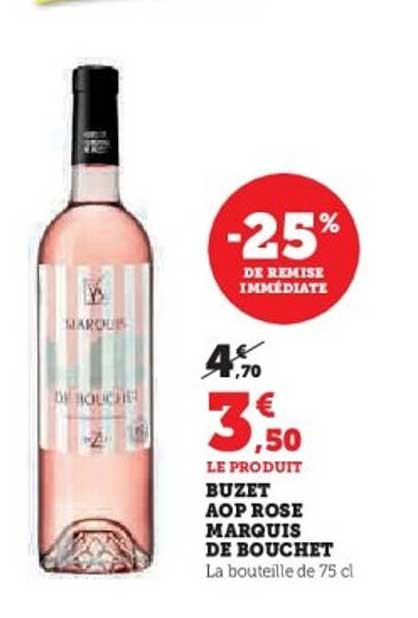 Buzet AOP Rosé Marquis de Bouchet