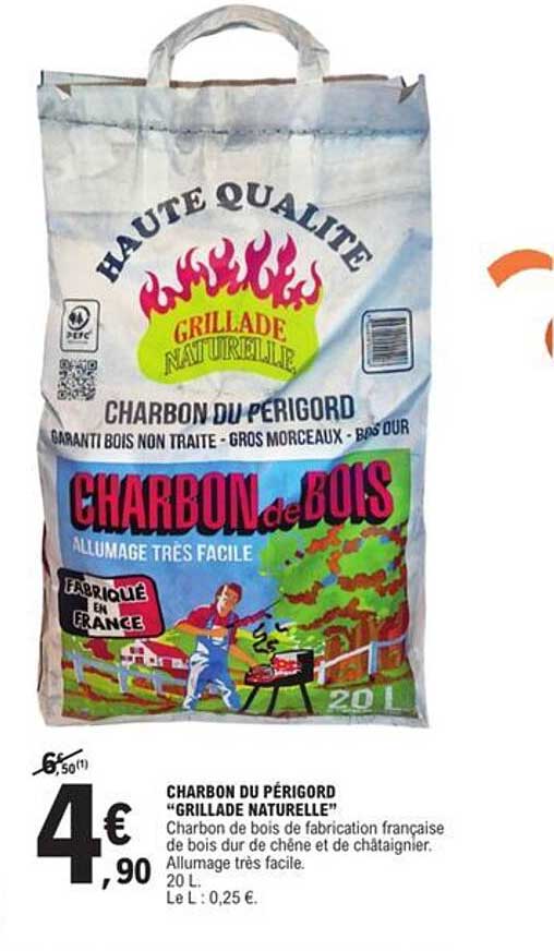 CHARBON DU PÉRIGORD "GRILLADE NATURELLE"