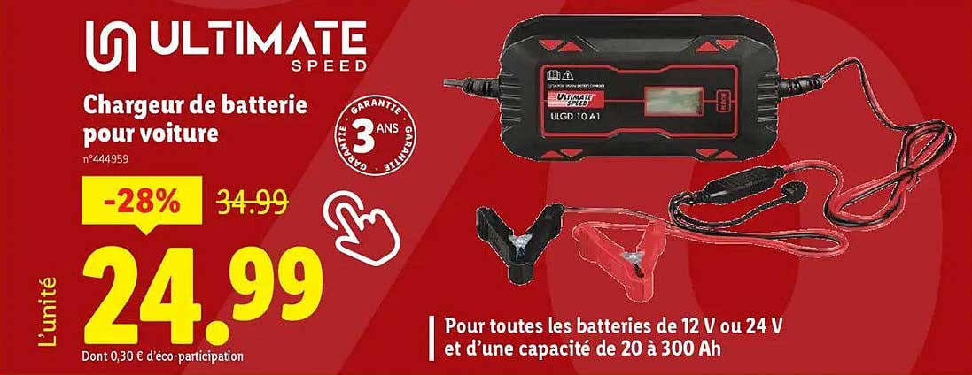 Chargeur de batterie pour voiture