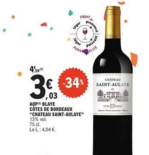 Château Saint-Aulaye Côtes de Bordeaux
