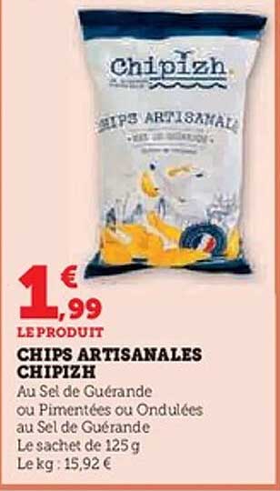 CHIPS ARTISANALES CHIPIZH