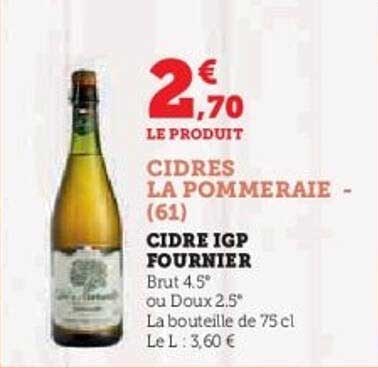 CIDRE IGP FOURNIER