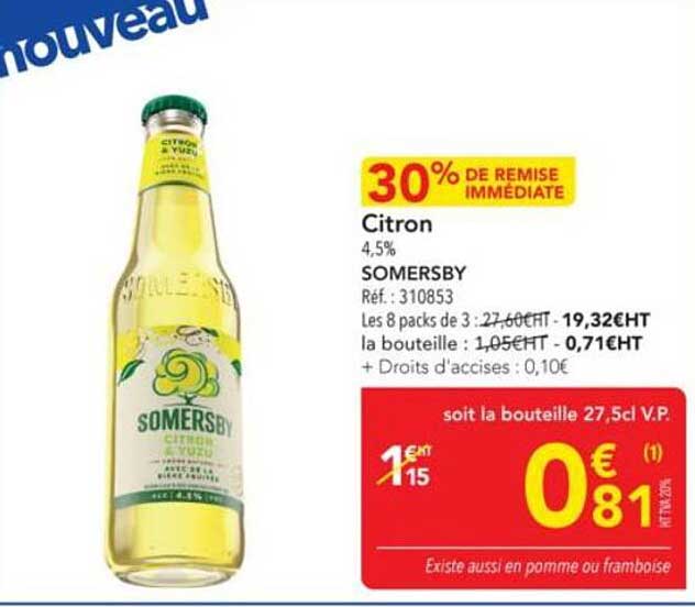 Citron 4,5% SOMERSBY