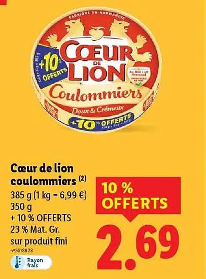 Cœur de lion coulommiers