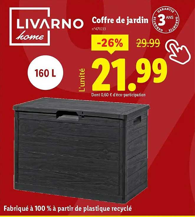 Coffre de jardin