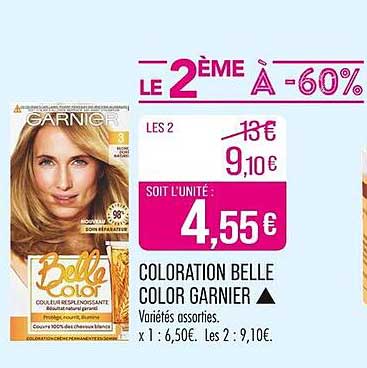 COLORATION BELLE COLOR GARNIER