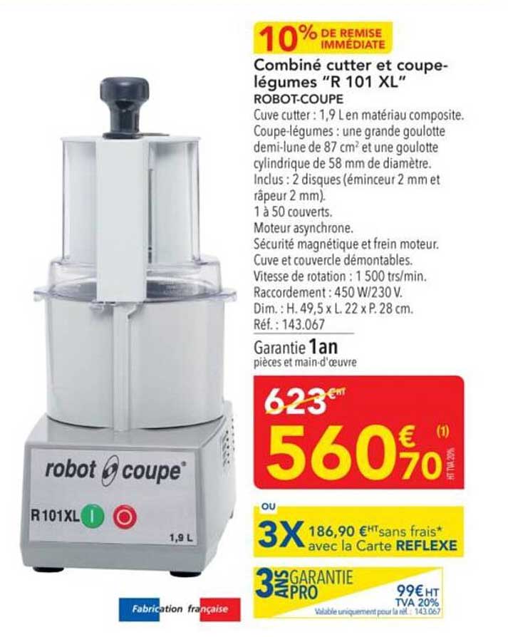 Combien de cutter et coupe-légumes "R 101 XL" ROBOT-COUPE