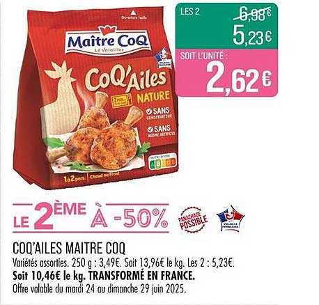 COQ'AILES MAITRE COQ