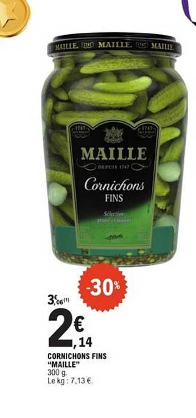 CORNICHONS FINS "MAILLE"