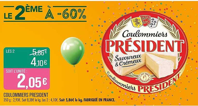 Coulommier Président - Savoureux & Crémeux