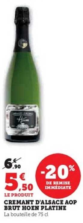 CREMANT D'ALSACE AOP BRUT HOEN PLATINE