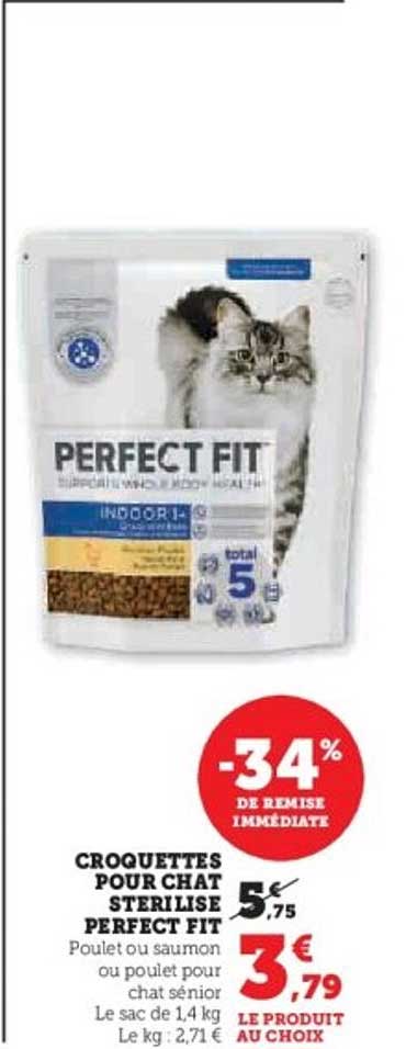 CROQUETTES POUR CHAT STERILISE PERFECT FIT