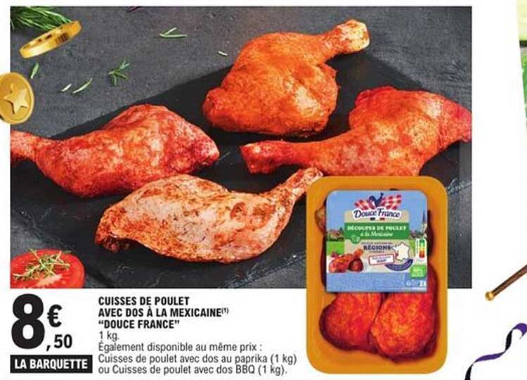 CUISSES DE POULET AVEC DOS À LA MEXICAINE