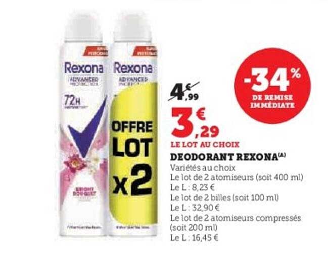 DEODORANT REXONA