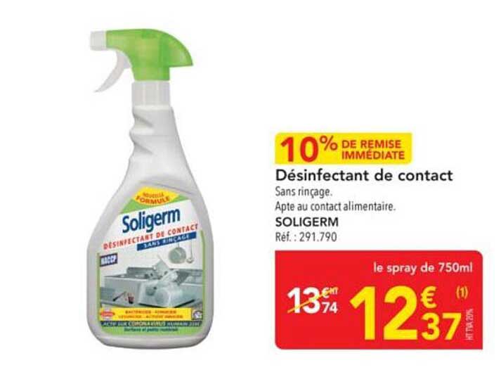 Désinfectant de contact