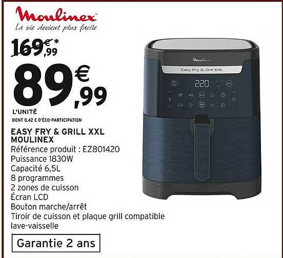 EASY FRY & GRILL XXL MOULINEX