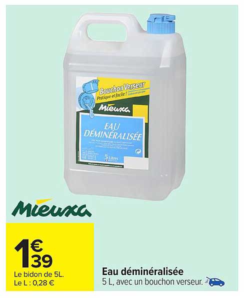 Eau déminéralisée