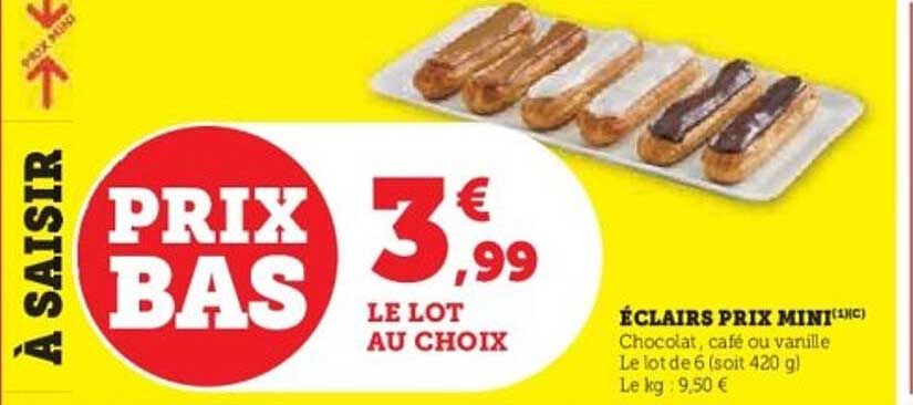 ÉCLAIRS PRIX MINI