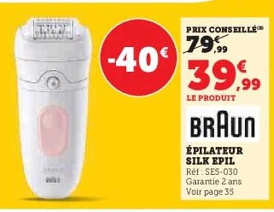 Épilateur Silk Epil