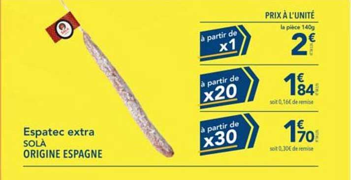 Espatec extra SOLA ORIGINE ESPAGNE