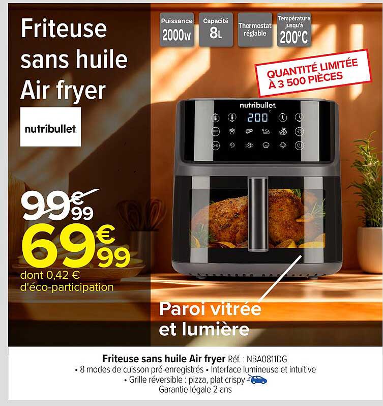 Friteuse sans huile Air fryer