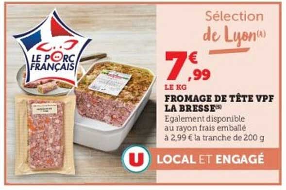 FROMAGE DE TÊTE VPF LA BRESSE
