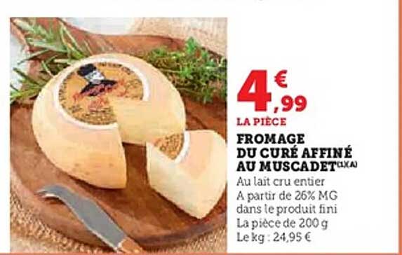 FROMAGE DU CURÉ AFFINÉ AU MUSCADET