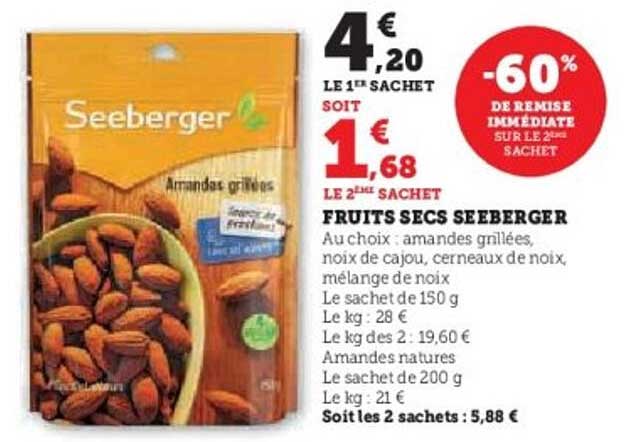 FRUITS SECS SEEGERGER