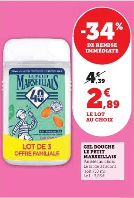 GEL DOUCHE LE PETIT MARSEILLAIS