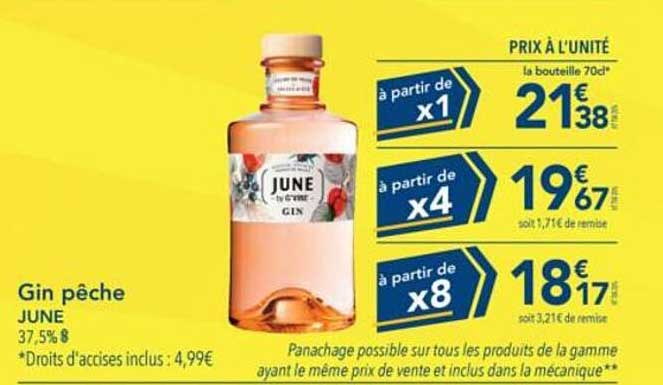 Gin pêche JUNE