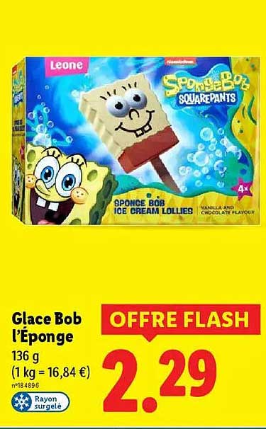 Glace Bob l’Éponge