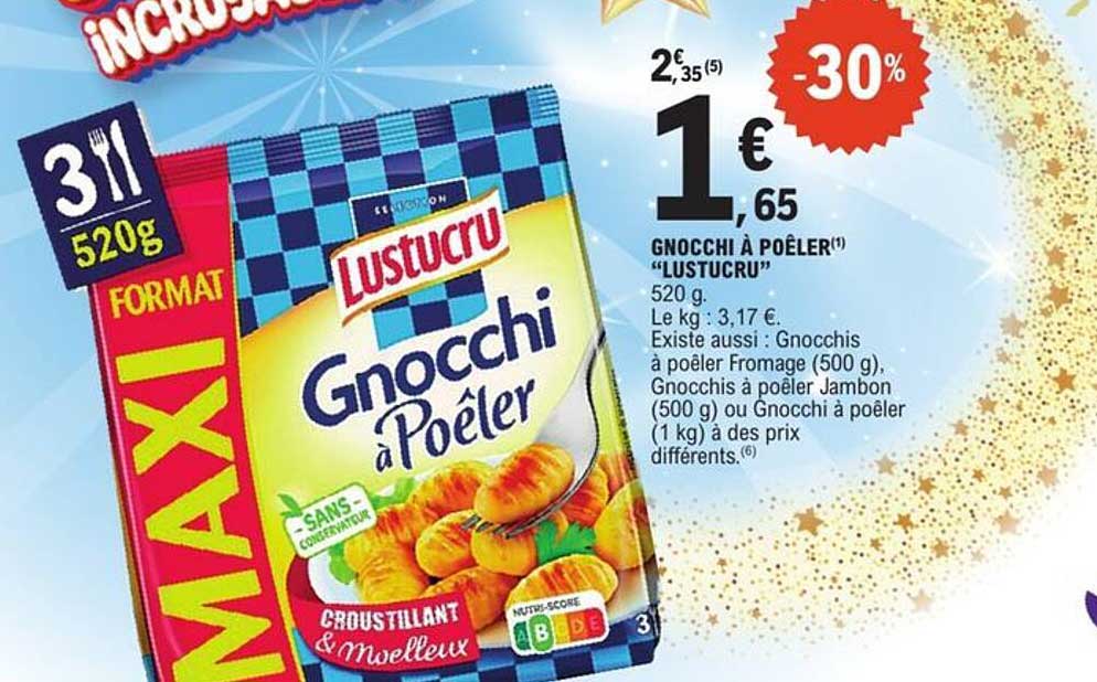 GNOCCHI À POÊLER "LUSTUCRU"