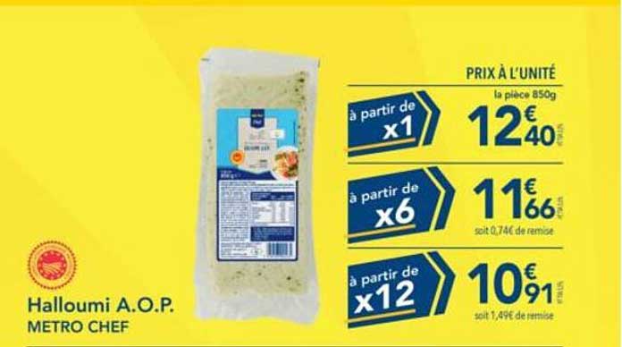 Halloumi A.O.P. METRO CHEF