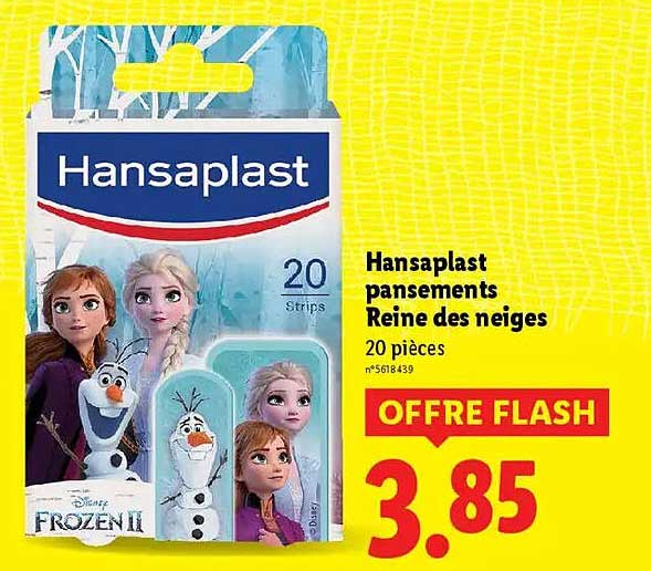 Hansaplast pansements Reine des neiges