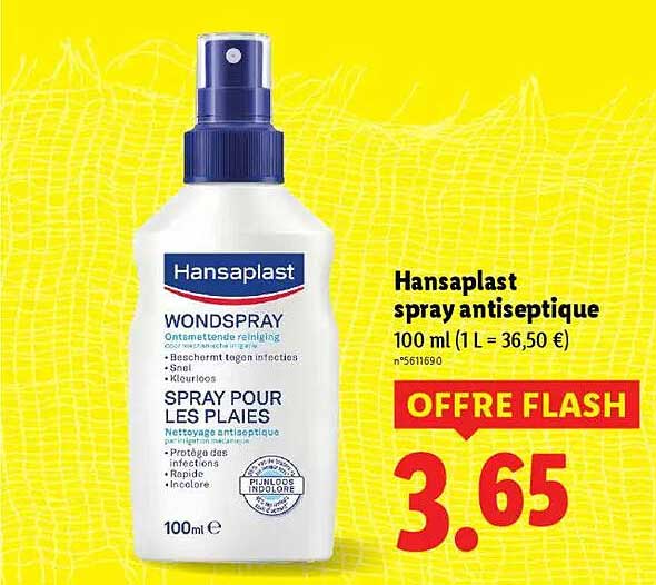 Hansaplast spray antiseptique