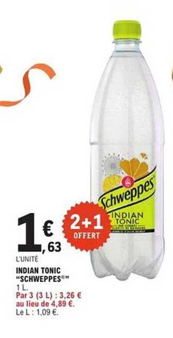 INDIAN TONIC "SCHWEPPES"