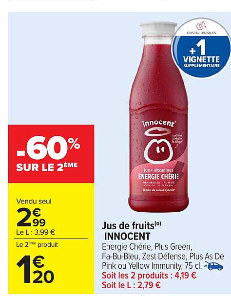 Jus de fruits(o) INNOCENT