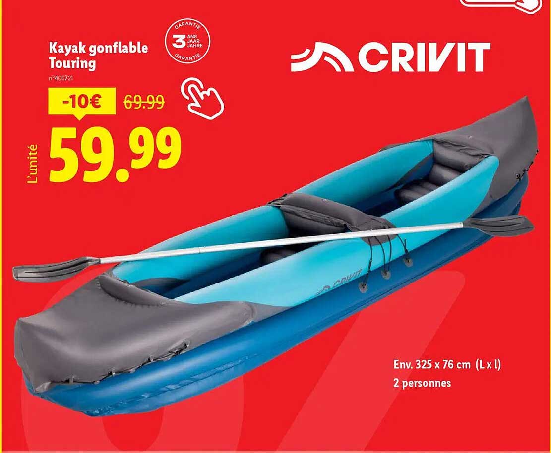 Kayak gonflable Touring