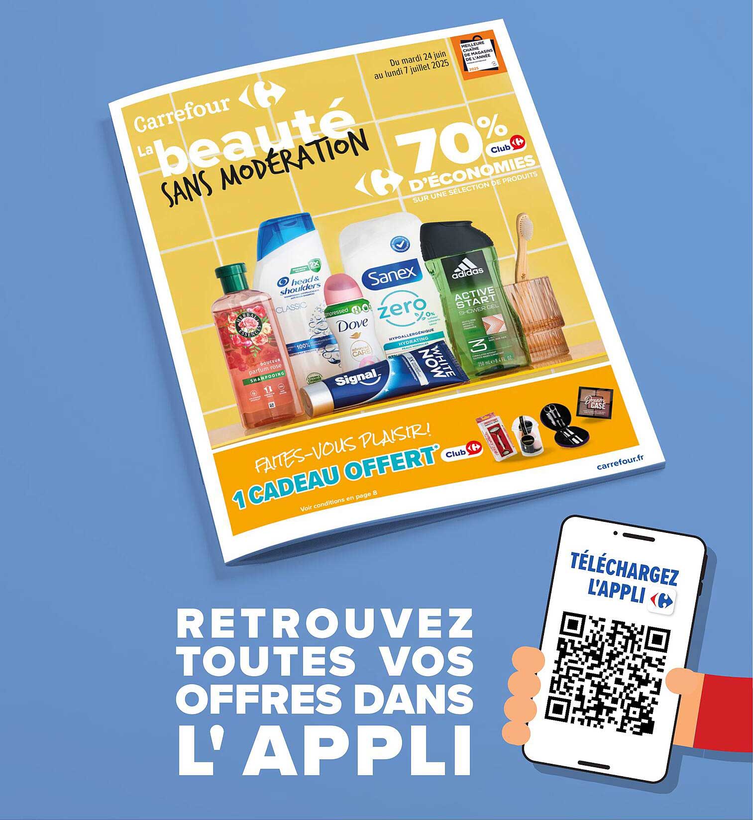 La beauté SANS MODÉRATION - 70% d'économies sur une sélection de produits