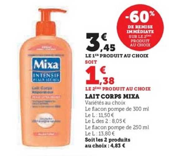 LAIT CORPS MIXA