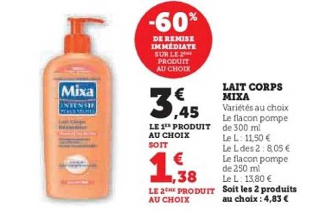 LAIT CORPS Mixa