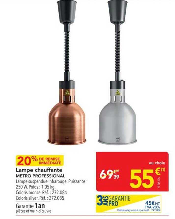 Lampe chauffante METRO PROFESSIONAL