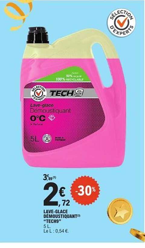 LAVE-GLACE DEMOUSTIQUANT "TECH" 5L