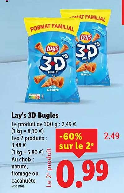Lay's 3D Bugles